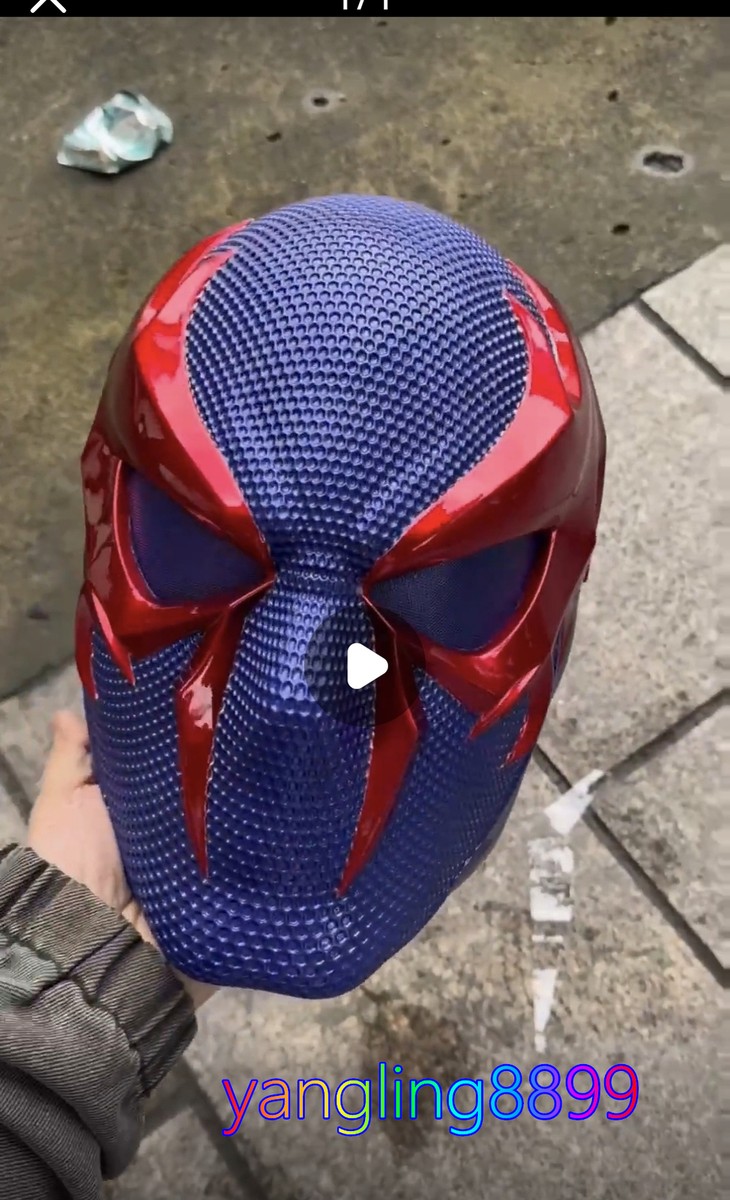 【MARVEL】新品スパイダーマン2099 SPIDER-MAN マスクコスプレ Marvel 2099 Spider Man Helmet Mask Wearable 1:1 Halloween