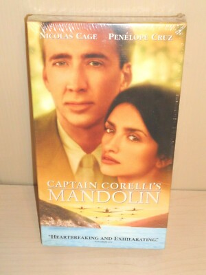 Captain Corellis Mandolin (VHS, 2002)  - New & Sealed!