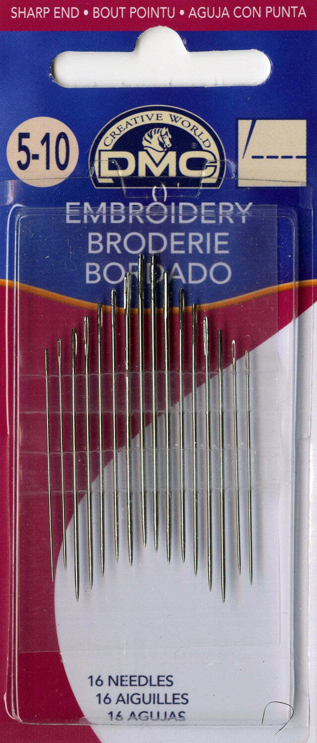 / Crewel Needles Assorted Sizes 5/10