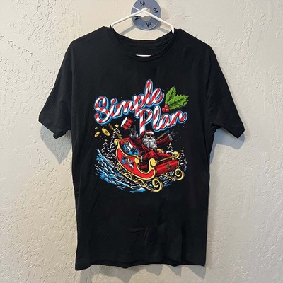 New Simple Plan Band Santa Claus Christmas Gift Unisex S-5XL Shirt SG82