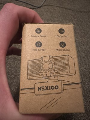 NexiGo N60 1080P Full HD Webcam with Microphone, Software Control 