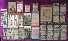 Clear Acrylic Stamps Stencils: 7Gypsies Heidi Swapp Recollections More, New