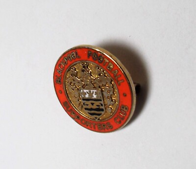Ancien Pin's émaillé Blackpool FC – Badge Supporter Vintage – Angleterre