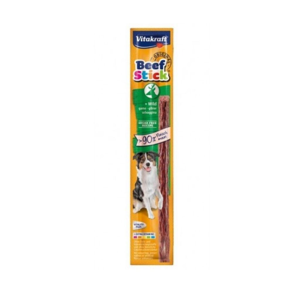 VITAKRAFT BEEF STICK RUSTICO 55GR - Club de Perros y Gatos