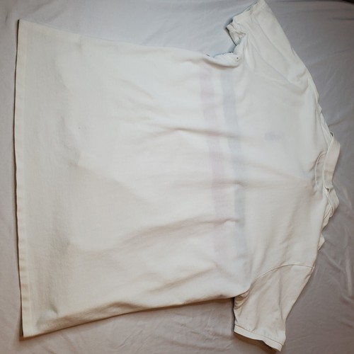 Ralph Lauren Polo Shirt Mens XXL White Big Pony Short Sleeve *READ HOLES STAINS* - Picture 11 of 17