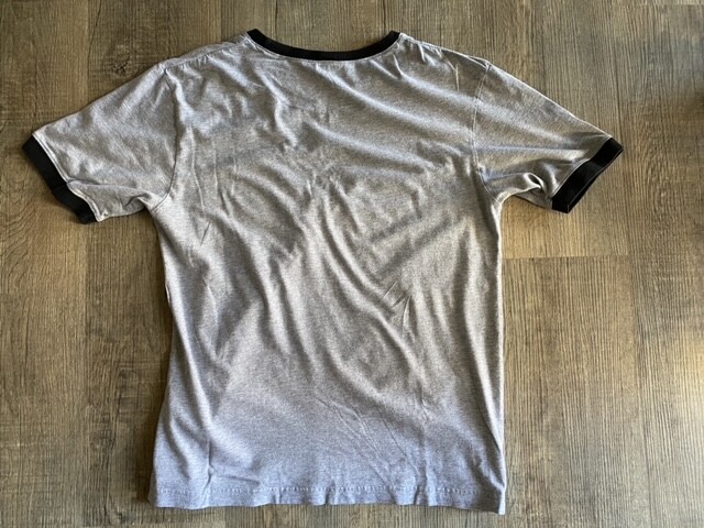 Chemise rayée noire unisexe,style Hong Kong,chemise décontractée