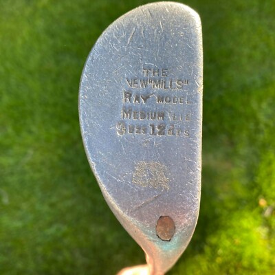 Antique Hickory Wood Shaft Standard Golf New Mills Ray Model