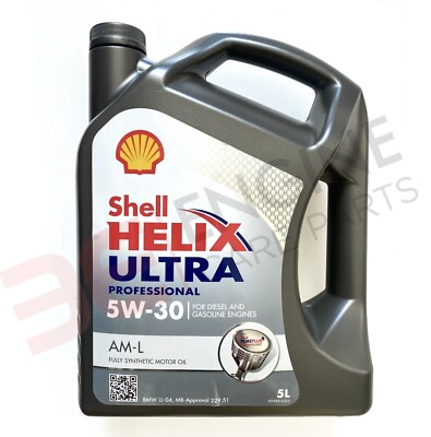 SHELL HELIX ULTRA - 5W30 - C3 - 5L - FULLY SYNTHETIC BMW LL04 ENGINE OIL