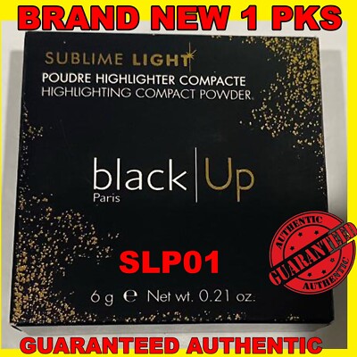 Black Up Sublime Light Compact Powder Silky And Refined Texture Shade SLP 01