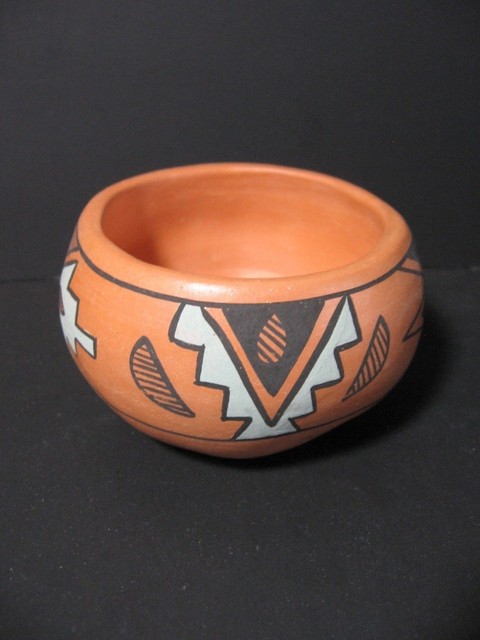 Vintage Jemez Pueblo Pottery Reyes Madalena Handmade New Mexico EBay