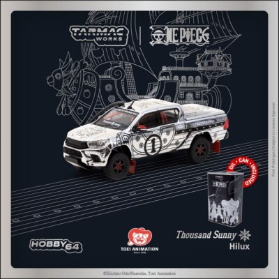 Tarmac Works OnePiece 1:64 Hilux Thousand Sunny Oil Can Package | eBay