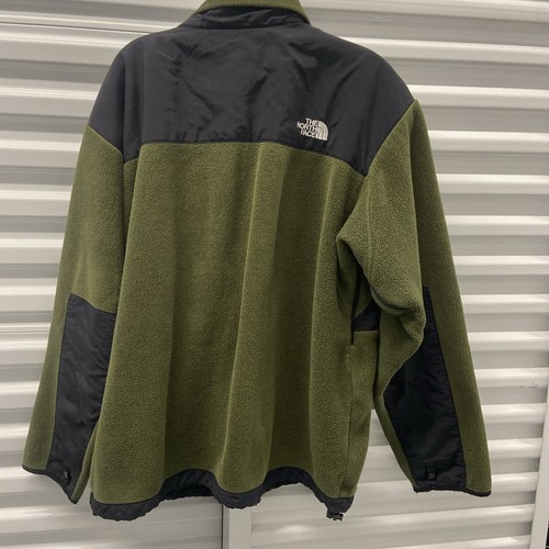 The North Face Denali Grün Schwarz Zip Up Jacke Herren Gr. XL Komfort Warm Selten - Bild 7 von 12
