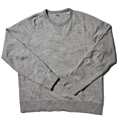 Uniqlo Men's Classic Sweatshirt Heathered Gray Size Large 