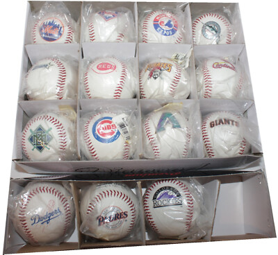 MLB Baseball Rawlings National League Team Baseballs 15 Teams