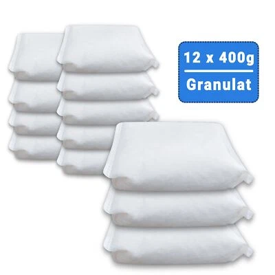 VANORELL 12 x 400 Gramm Luftentfeuchter Nachfüllpack Raumentfeuchter Granulat (4E)