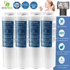 4Pack Foirceadal Refresh Water & Ice Filter, Replacement for Maytag UKF8001 NEW