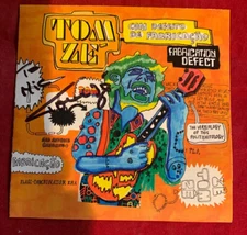 TOM ZE ~ FABRICATION DEFECT  CD PERSONALIZED AUTOGRAPH BY ARTIST ON FRONT INSERT