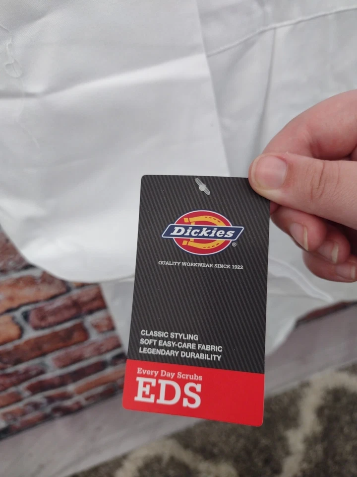 Dickies EDS Professional Whites Women's 37" Lab Coat - 82401 NEW - Image 3 of 4