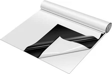 VIVOSUN Black and White Panda Film, 10' x 10' 5.5 Mil Poly Film, Blackout Tarp