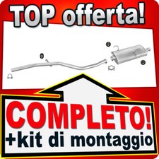Scarico Completo per PEUGEOT 206 2.0 HDI 2-Volumi Marmitta