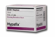 Cinta de retención de aderezo de tela no tejida Hypafix 4"" X 2 yardas - Paquete de 2