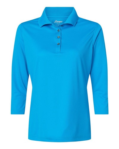 Paragon 120 Women's Lady Palm Three-Quarter Sleeve Polo - Picture 8 of 11