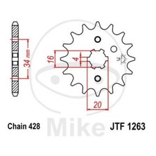 SPROCKET Z16 428 726.37.91 YAMAHA 175 DT 1974-1977