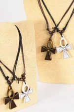 Ankh poly necklace - adjustable