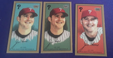 2002 topps 205 mini 3 DIF JIM THOME W/ 280 BLUE + GREEN +83 POLAR BEAR VARIATION