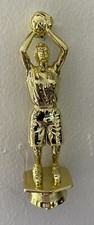 ONE Woman shooting basketball trophy topper 5.5"