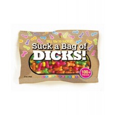 Suck a Bag of Dicks - Funny Gag Gift  3-Pack 300-Pc Candy Bags  Prank