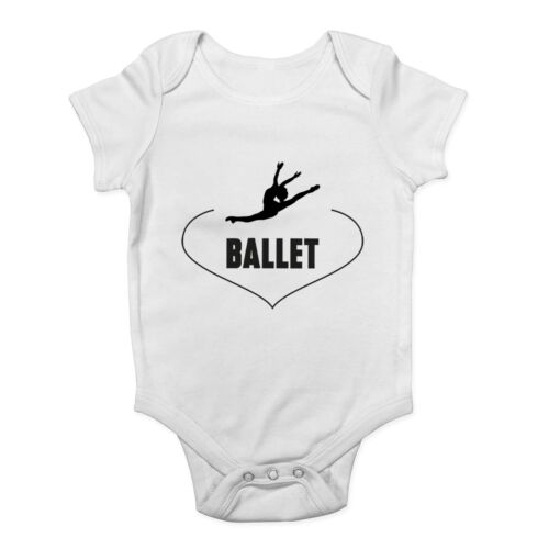 Love Ballet Baby Grow Kamizelka Body Chłopcy Dziewczęta - Zdjęcie 1 z 2