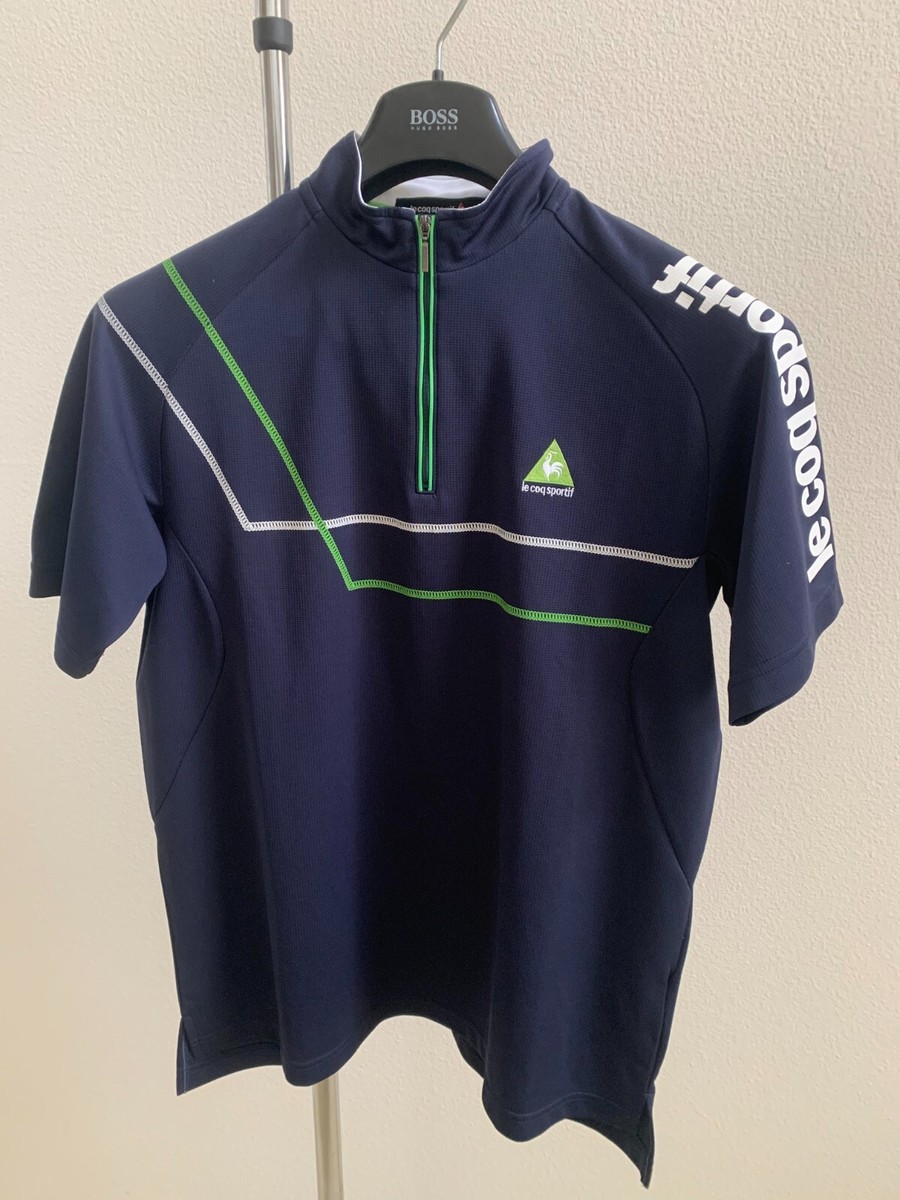 美品 le coq sportif GOLF 半袖 暴風ジャケット サイズXL le coq sportif GOLF ルコックゴルフ ゴルフウェア シャツ 春 夏