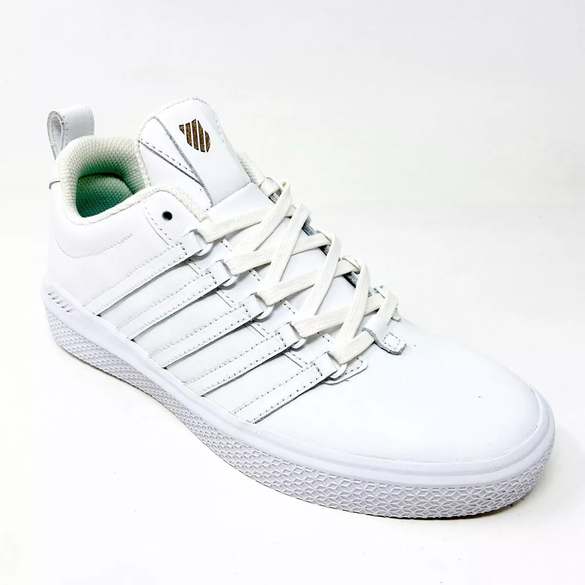 K Swiss Donovan White Kids Girls Size 6.5 Casual Sneakers 85632