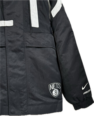 NWT $350 NIKE WOMEN'S X AMBUSH HOODED JACKET BLACK M | eBay