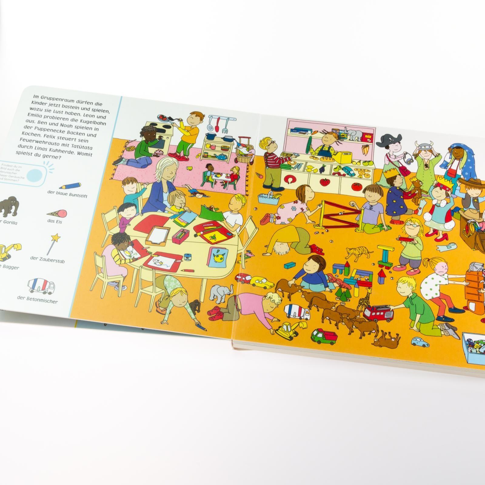 Thumbnail - Hör Mal (soundbuch): Wimmelbuch: Kindergarten, Julia Hofmann
