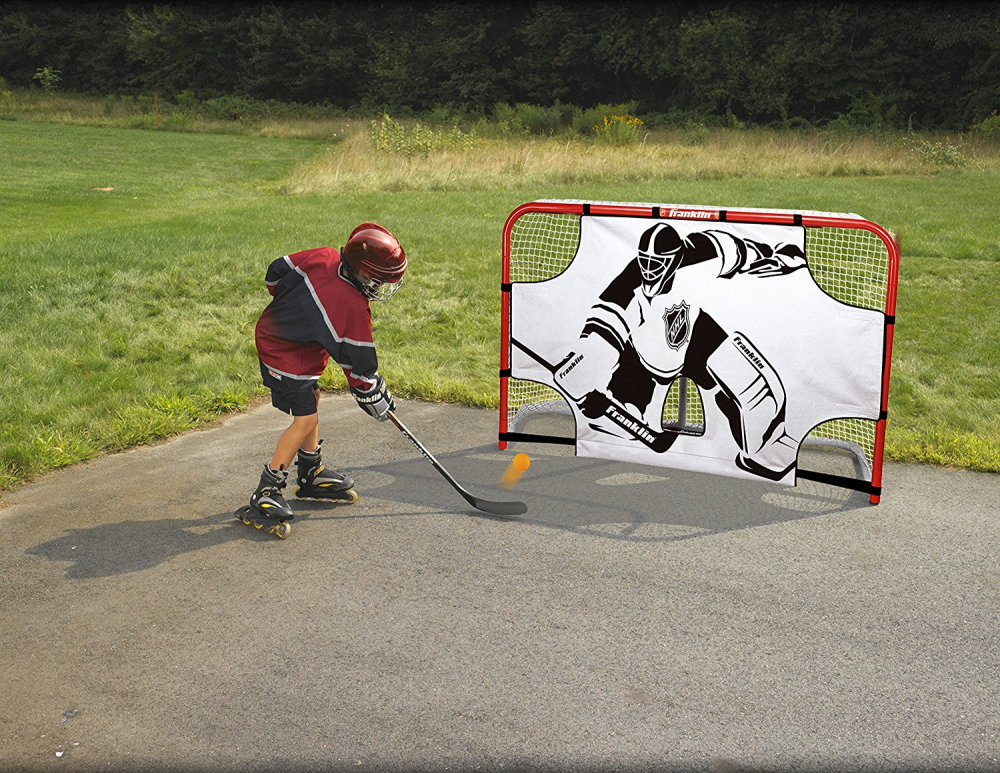Hockey Net Shooting Target Goal Skill Shot Practice Full Size Goalie