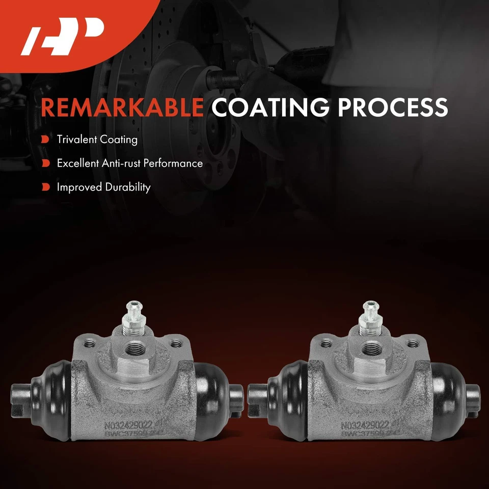 Cilindro de roda de freio a tambor lateral traseiro A-Premium 2x para Honda Passport Isuzu Pickup - Imagem 3 de 4