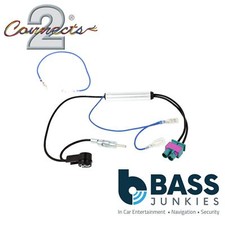 Twin Fakra to DIN & ISO Antenna Adapter CT27AA179 To Fit All Seat Models