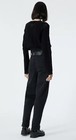 NWT The Kooples Womens Black High Waist Straight Leg Pants Jeans 27 — photo 5