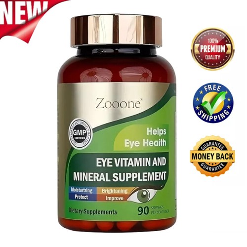 Zooone- Lutein Eye Vitamins Zeaxanthin to Support EyeHealth, 90Tablets