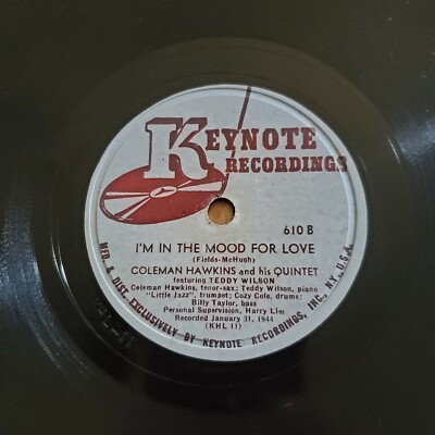 その他 78RPM/SP Coleman Hawkins Im In The Mood For Love / Bean At The Met J11 MERCURY /00500 Coleman Hawkins Bean At The Met/I'm In The Mood For Love 10