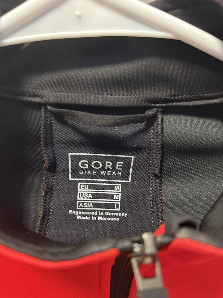 Gore 自行车磨损防风软壳自行车夹克 M 可拆卸袖子 — 第 2/4 张图片