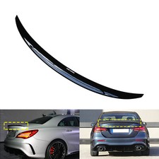 Spoiler Heckspoiler Schwarz Hecklippe Kofferraum für Mercedes A W177 A200 Limo