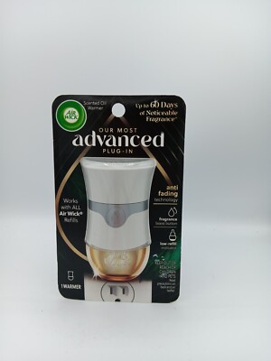 Air Wick Advanced Plug-Ins Scented Oil Warmer Plug In Air Freshener New