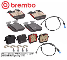 Front & Rear Brake Pad Set OE Brembo Ceramic +Sensor for BMW X7 M50i