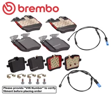 Front & Rear Brake Pad Set OE Brembo Ceramic +Sensor for BMW X7 M50i