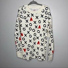NWT HANNA ANDERSSON XO Heart Pajama Top Only 140 8 Years