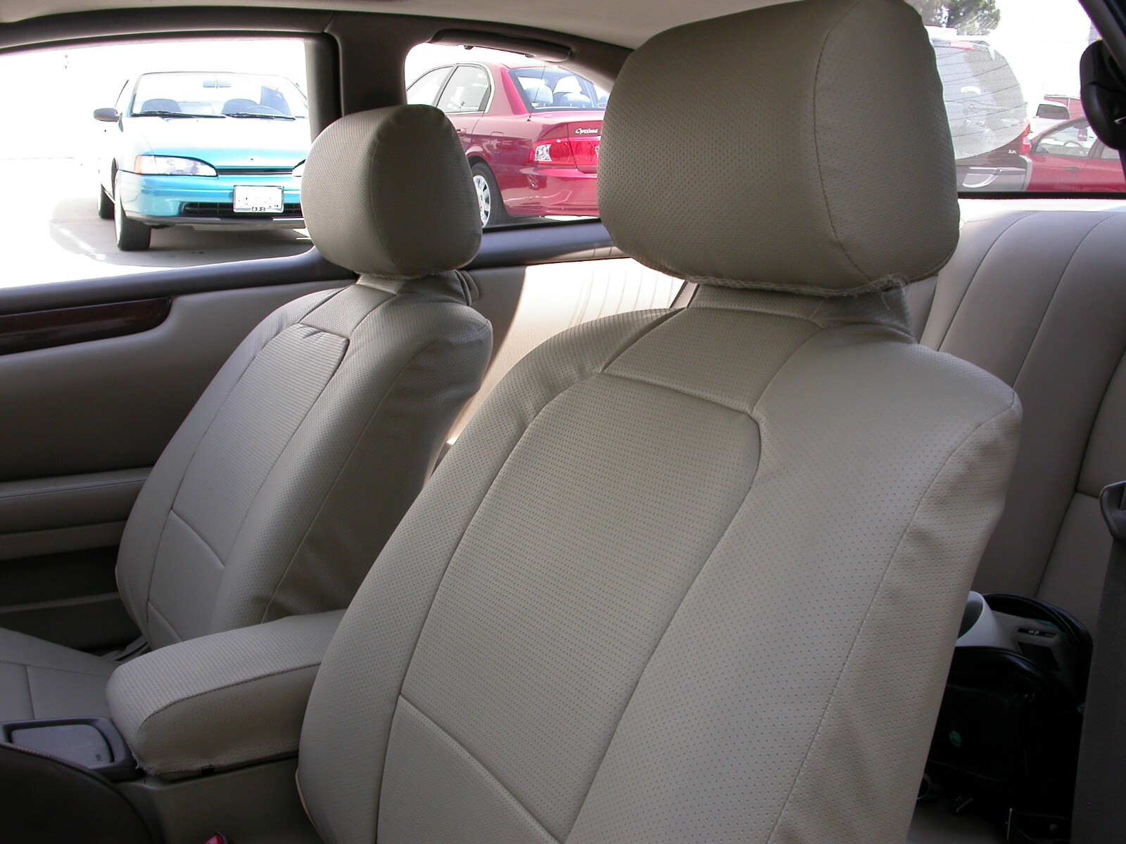 FOR LEXUS SC300 SC400 199298 IGGEE S.LEATHER CUSTOM MADE SEAT COVERS