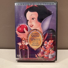 DISNEY DVD WALT DISNEY'S SNOW WHITE AND THE SEVEN DWARFS PLATINUM EDITION 2-DISC